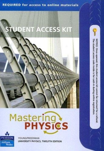 Student Access Kit • Mastering Physics