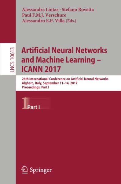 Artificial Neural Networks and Machine Learning - ICANN 2017