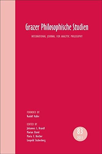 Grazer Philosophische Studien • Vol. 83 - 2011