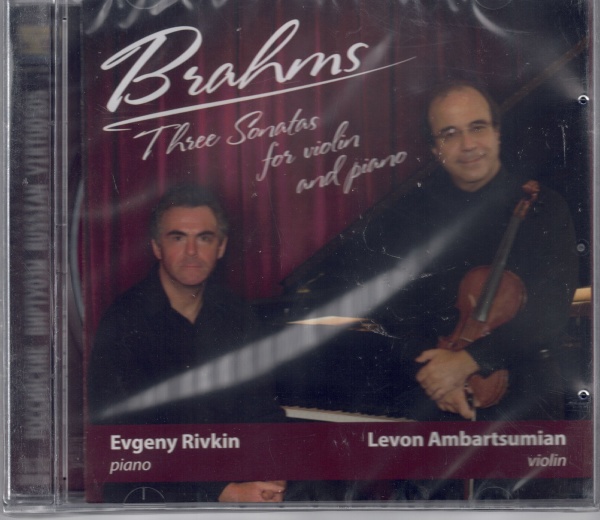Levon Ambartsumian: Brahms (1833-1897) • Three sonatas for violin & piano CD