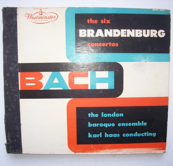 Johann Sebastian Bach (1685-1750) • Brandenburg Concertos 3 LPs • Karl Haas