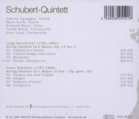 Schubert Quintett • String Quintets by Boccherini & Schubert CD