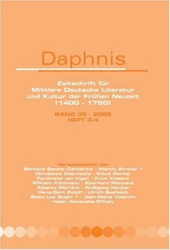 Daphnis • Band 35 - 2006, Heft 3-4