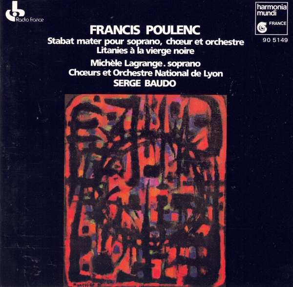 Francis Poulenc (1899-1963) • Stabat Mater CD