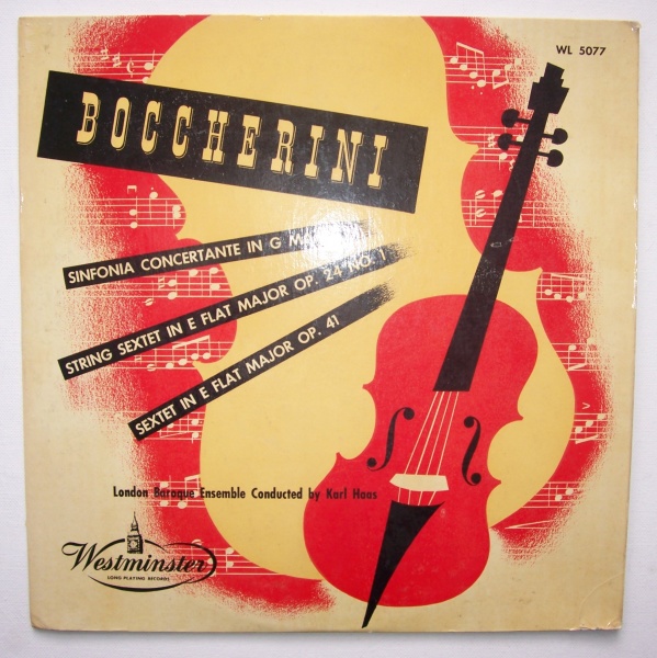 Luigi Boccherini (1743-1805) • Sinfonia concertante LP • Jean Pougnet