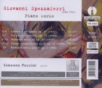 Giovanni Spezzaferri (1888-1963) • Piano Works CD