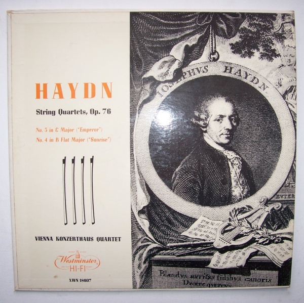 Joseph Haydn (1732-1809) • String Quartets op. 76 LP • Vienna Konzerthaus Quartet