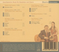 Duetto Giocondo • Amerikanische Musik für Mandoline und Gitarre CD