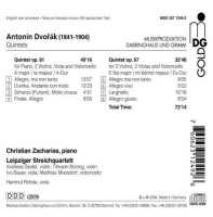Antonin Dvorak (1841-1904) • Quintets CD