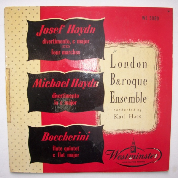 London Baroque Ensemble • Josef Haydn, Michael Haydn, Luigi Boccherini LP