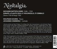 Giovanni Battista Somis (1686-1763) • Nostalgia CD