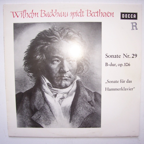 Ludwig van Beethoven (1770-1827) • Sonate Nr. 29 LP • Wilhelm Backhaus