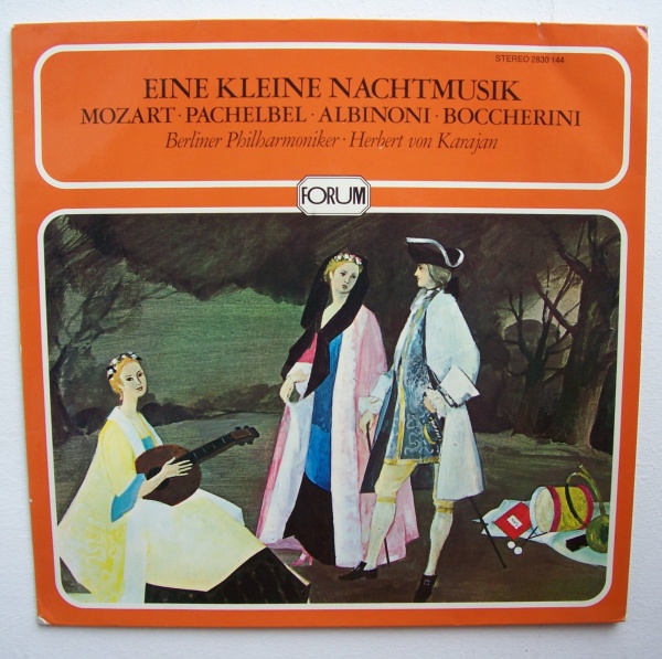 Mozart (1756-1791) • Eine kleine Nachtmusik LP • Herbert von Karajan