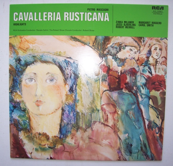 Pietro Mascagni (1863-1945) • Cavalleria rusticana LP • Zinka Milanov