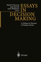 Essays in Decision Making