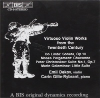 Emil Dekov • Virtuoso Violin Works from the Twentieth Century CD