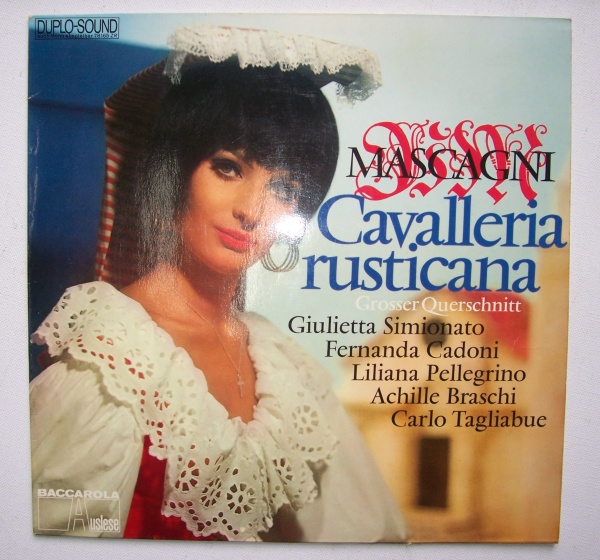 Pietro Mascagni (1863-1945) • Cavalleria Rusticana LP • Giulietta Simionato