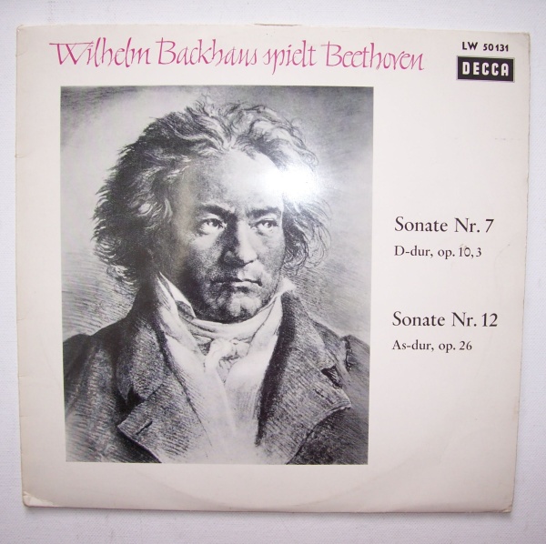 Ludwig van Beethoven (1770-1827) - Sonate Nr. 7 10" - Wilhelm Backhaus