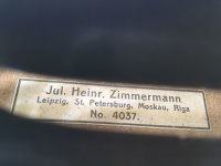 Violin Jul. Heinr. Zimmermann