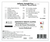 Johann Joseph Fux (1660-1741) • Lux Aeterna | Sacred Works CD