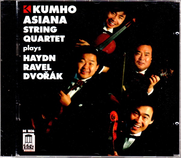 Kumho Asiana String Quartet plays Haydn, Ravel, Dvorak CD