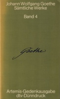 Johann Wolfgang Goethe • Sämtliche Werke Band 4