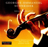 Georges-Emmanuel Schneider - Solo Sonatas CD