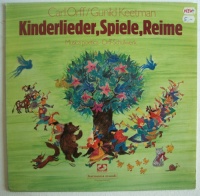 Carl Orff (1895-1982) • Kinderlieder, Spiele, Reime LP