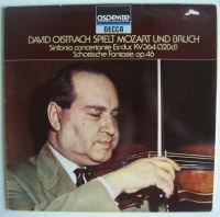 David Oistrach spielt Mozart und Bruch LP