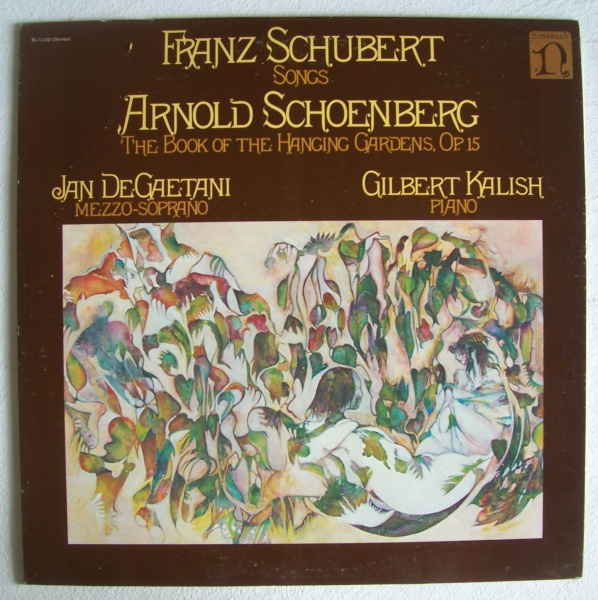 Jan DeGaetani • Franz Schubert | Arnold Schoenberg LP
