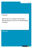 Emma Hinz • Hate Speech in sozialen Netzwerken