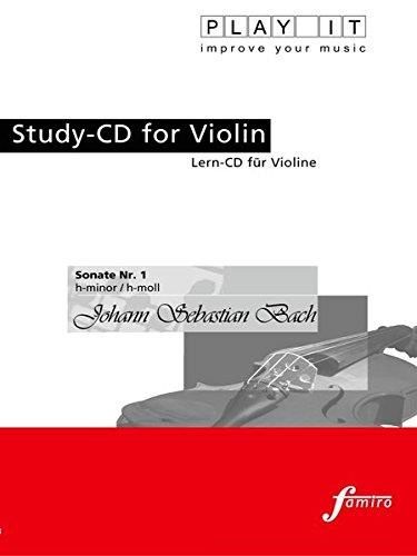 Johann Sebastian Bach • Sonate Nr. 1 Study-CD für Violine