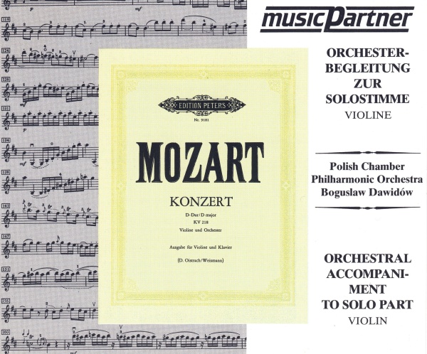 Wolfgang Amadeus Mozart (1756-1791) • Violinkonzert D-Dur KV 218 CD