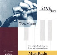 SineDux • W. A. Mozart CD