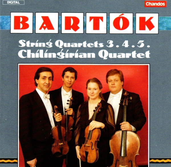 Béla Bartók (1881-1945) • String Quartets 3, 4, 5 CD • Chilingirian Quartet