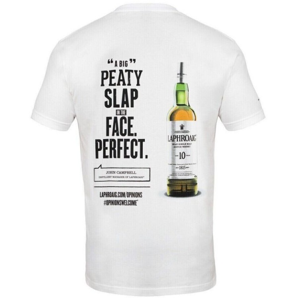 Laphroaig T-Shirt • A Big Peaty Slap in the Face