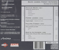 Bacri - Jansen - Forget - Kutnowski • Musique de Chambre CD