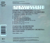 Ludwig van Beethoven (1770-1827) • Overtures CD