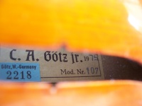 Violin C.A. Götz jr.