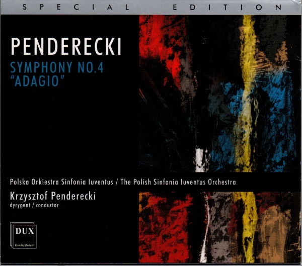 Krzysztof Penderecki (1933-2020) • Symphony No. 4 "Adagio" CD