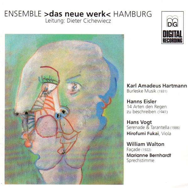 Ensemble das Neue Werk • Hartmann, Eisler, Vogt, Walton CD