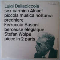 Luigi Dallapiccola (1904-1975) • Sex carmina Alcaei LP