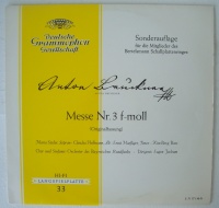 Anton Bruckner (1824-1896) • Messe Nr. 3 f-moll LP