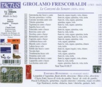 Girolamo Frescobaldi (1583-1643) • Le Canzoni da Sonare CD