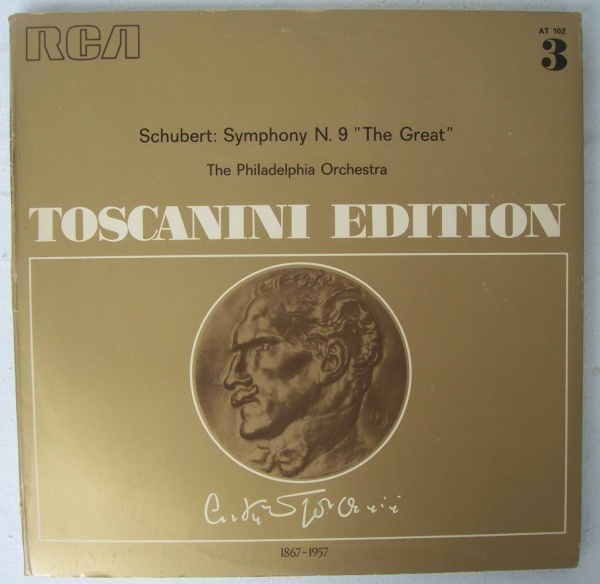 Arturo Toscanini: Franz Schubert (1797-1828) • Symphonie Nr. 9 C-Dur LP