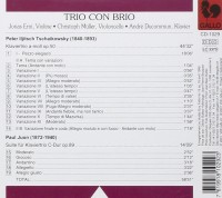 Trio con Brio • Peter Tchaikovsky (1840-1893) | Paul Juon (1872-1940) CD