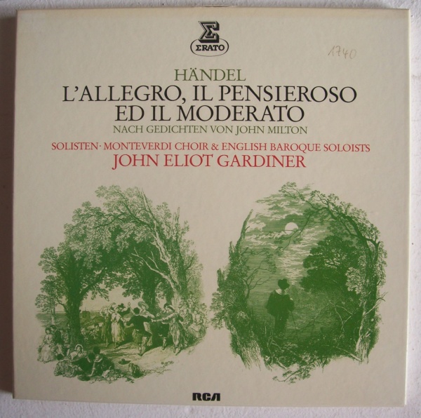 Händel (1685-1759) • LAllegro, il Pensieroso ed il Moderato 2 LP-Box