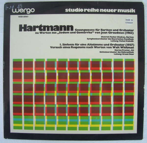 Karl Amadeus Hartmann (1905-1963) • Gesangsszene für Bariton | I. Sinfonie LP