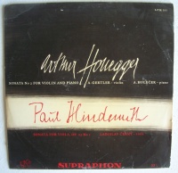 Arthur Honegger | Paul Hindemith • Sonatas 10"