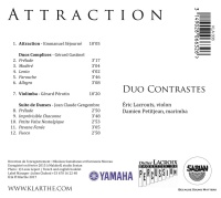 Duo Contrastes • Attraction CD
